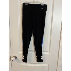 Like New Victoria’s Secret PINK Black XS Yoga legging Pant